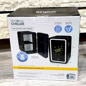 Personal Chiller 6L LED Lighted Mini Refrigerator